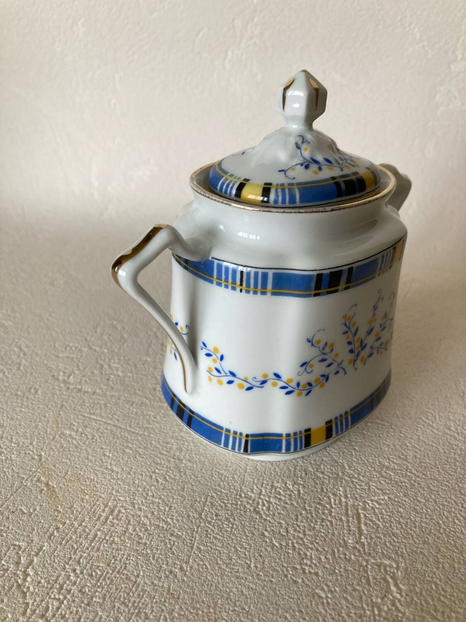 Sucrier Bernardaud ancien (B&Cie) Limoges - vers 1920