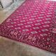 Patterned red carpet