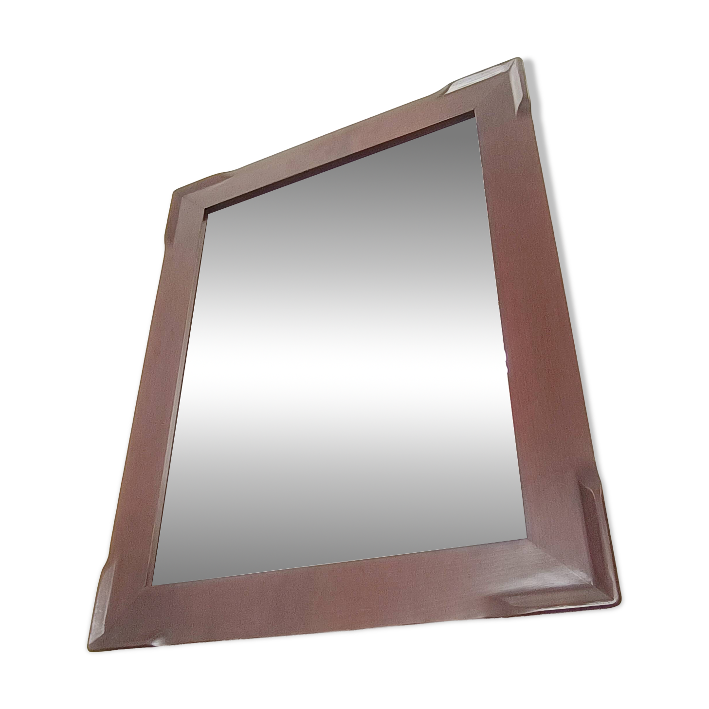 Large mirror in solid cherry wood