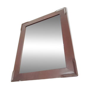 Grand miroir en merisier - massif