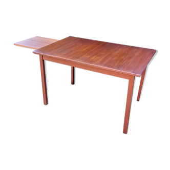 Scandinavian-made teak table in Sweden