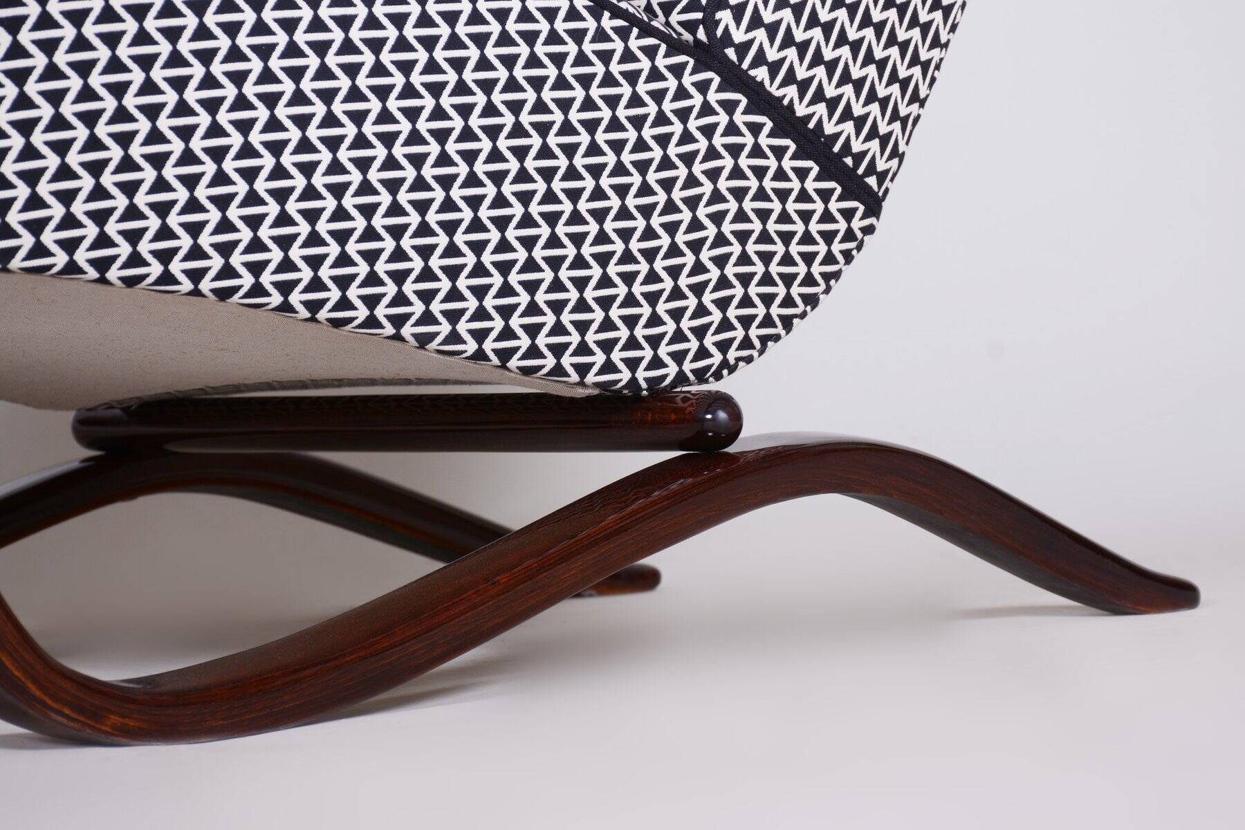 Art Deco Lounge Chairs by J. Halabala for Up Závody, 1930s, Set of 2