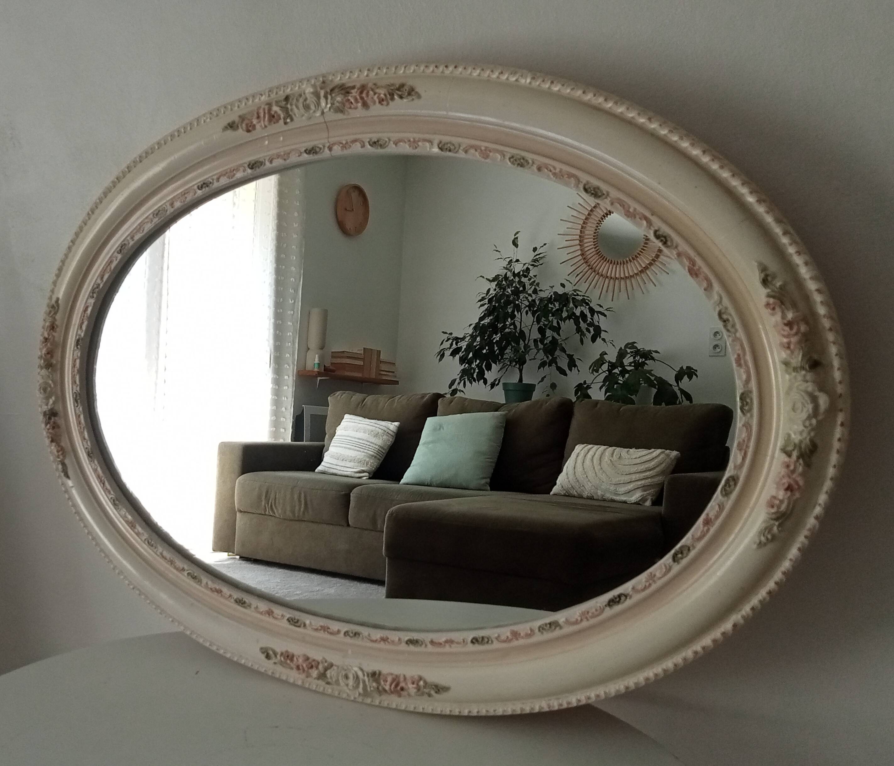 Vintage ceramic mirror from the 60s/70s.
