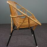 Rattan bench by Rohé Noordwolde