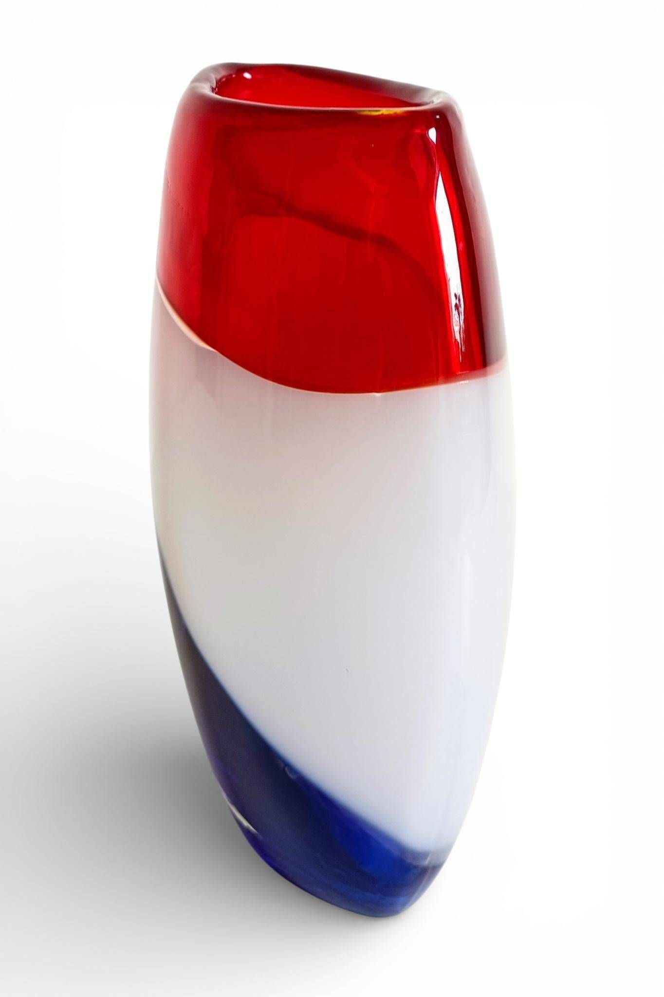 Post-Modern Murano Art Glass Vase by Cose Belle, Italy, 1980s