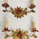 Appliques de forgeage dorées, Espagne années 1940