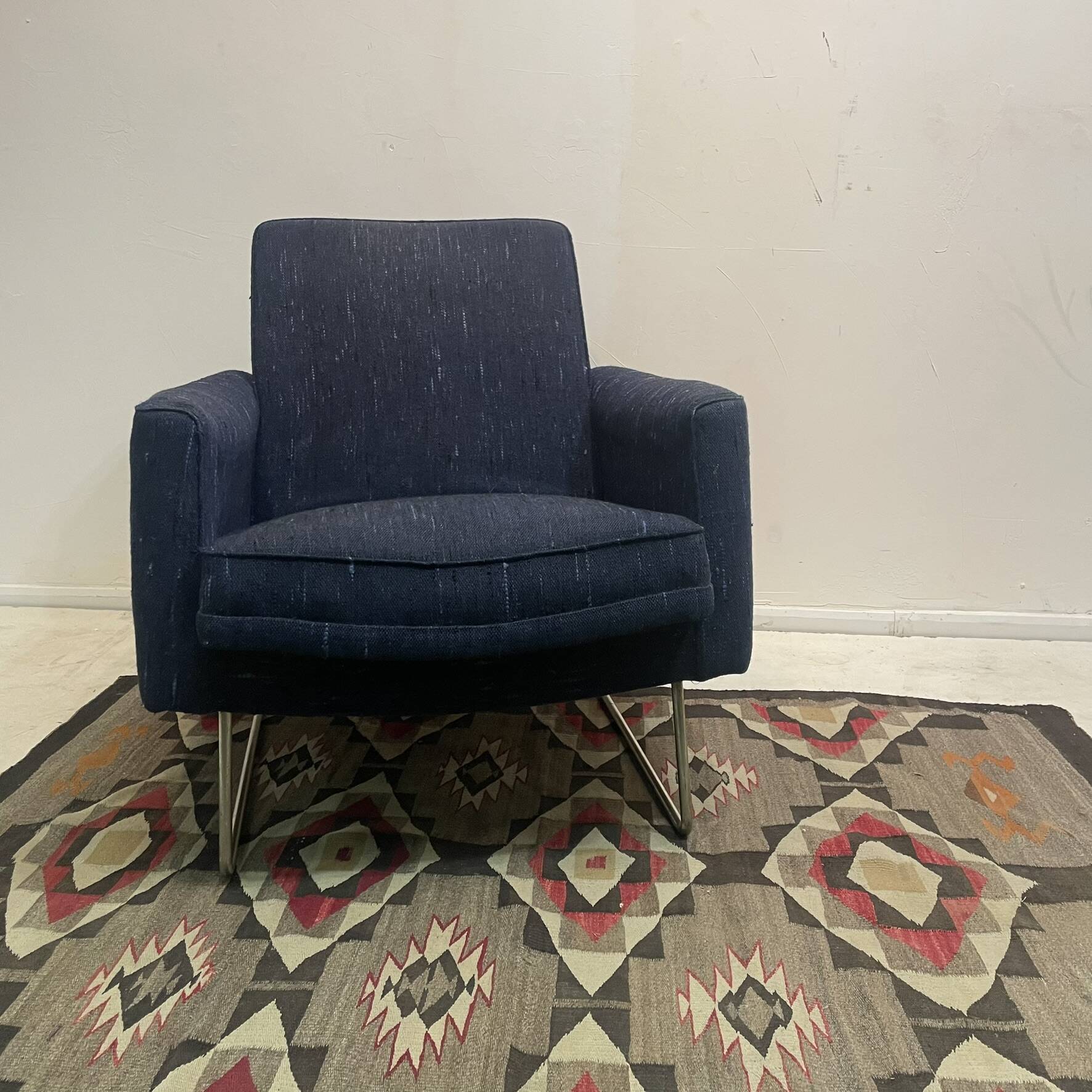 Fauteuil "Prélude" de Louis Paolozzi BLEU Chiné