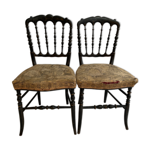 Paire de chaises napoleon