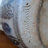 Large glazed stoneware pitcher by J.C. Courjault Kéraluc