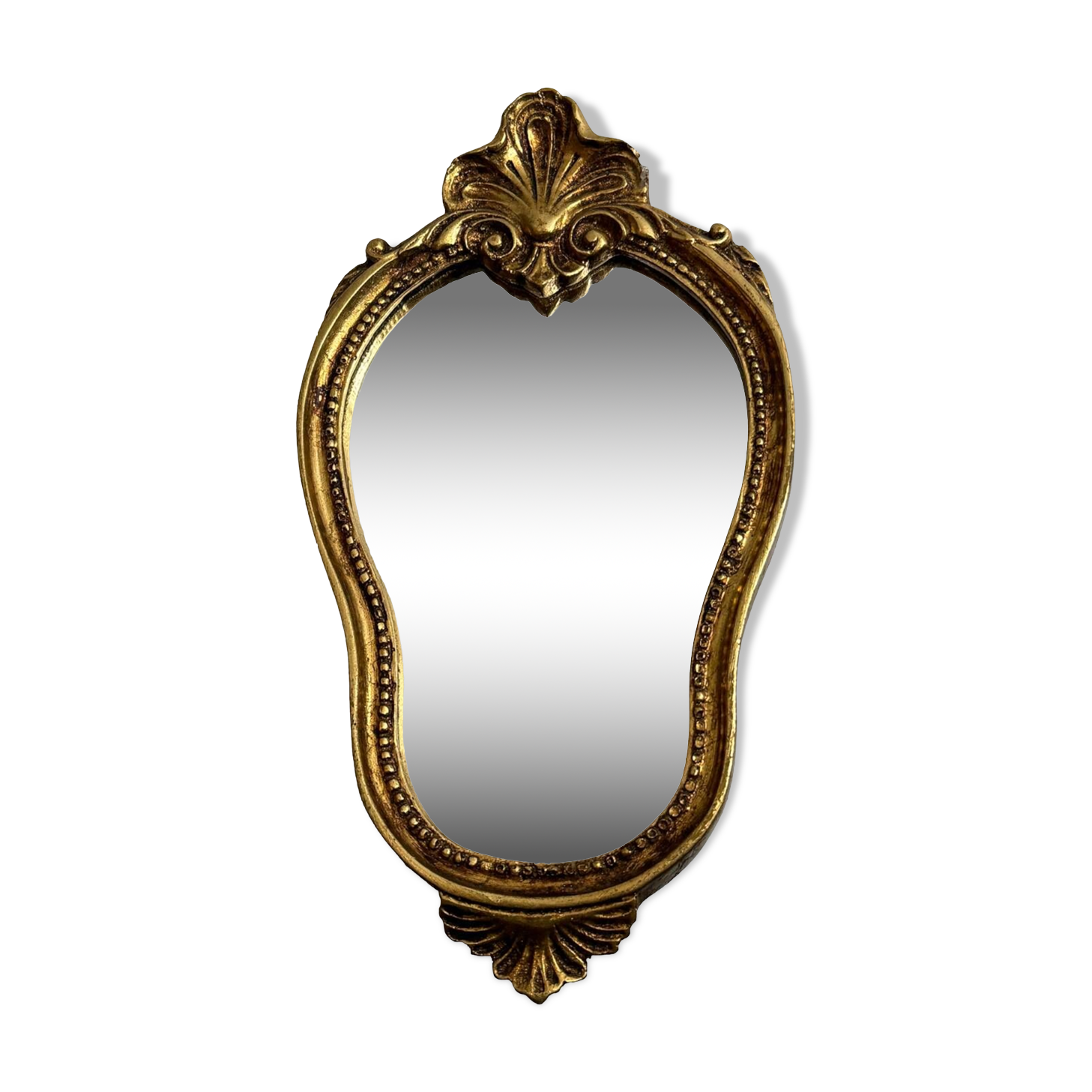 Old golden mirror 32x18cm