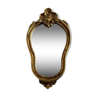 Ancien miroir doré 32x18cm