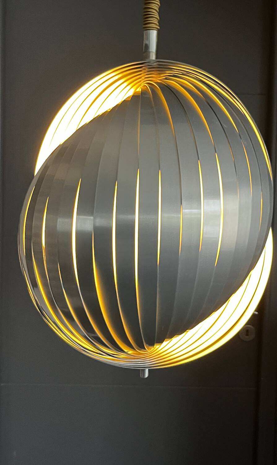 Suspension by designer Henri Mathieu from the 1960s.