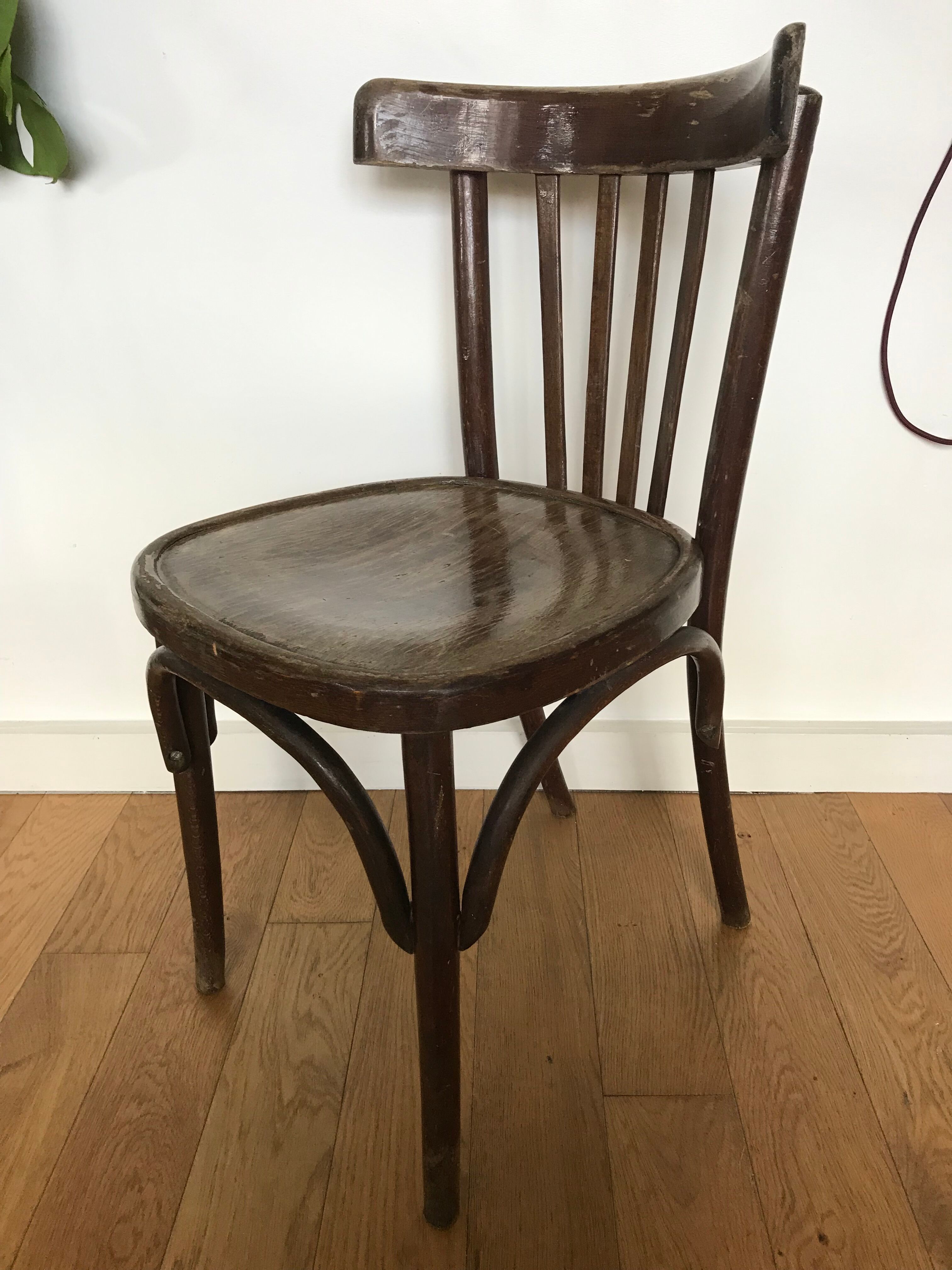 Wooden bistro chair