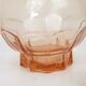 Pink glass liqueur carafe