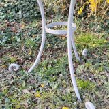 Old iron garden table