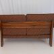 Brown Velvet 2-Seater Sofa by Mobil Girgi, 1970s