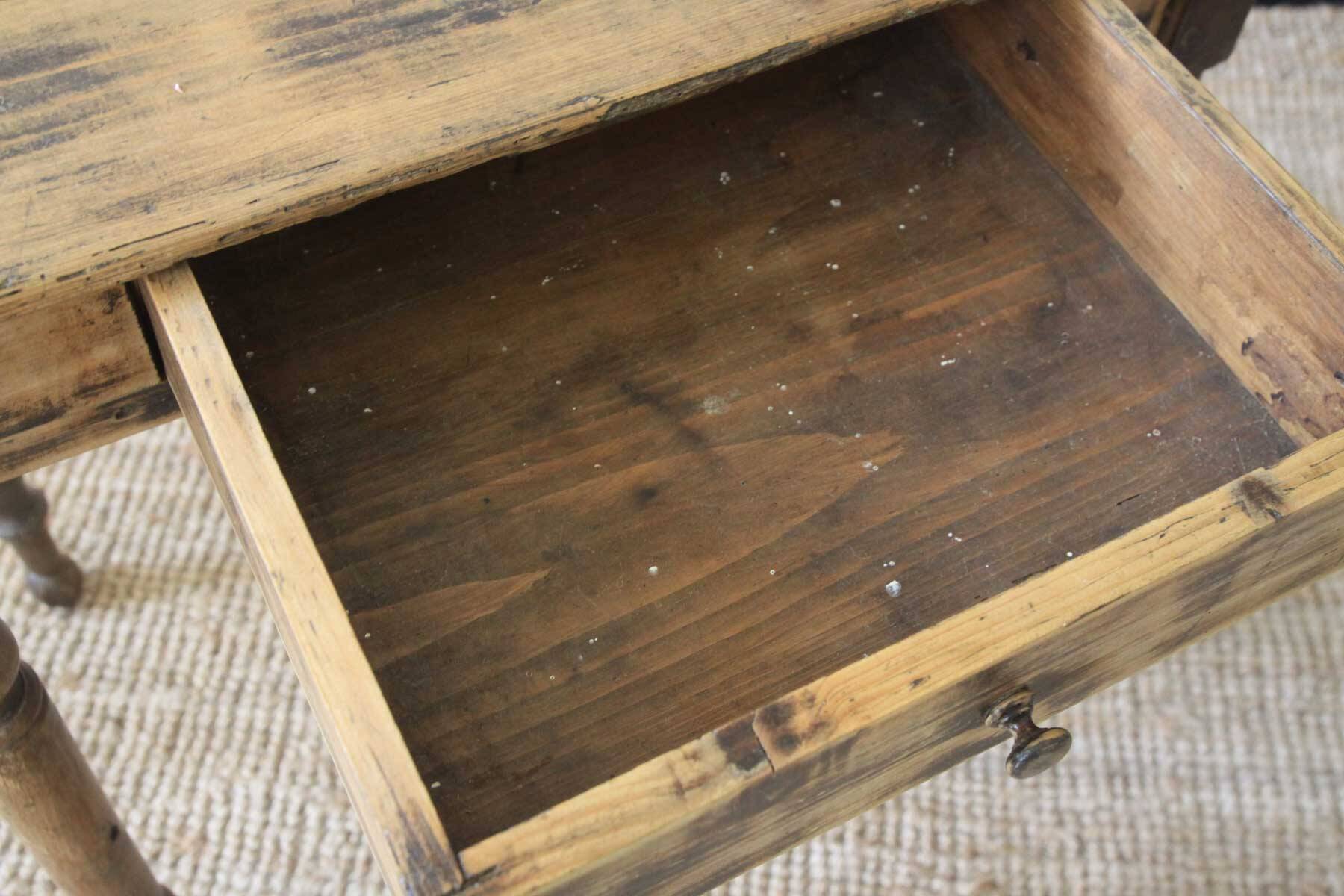 Old wooden desk