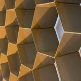 Wall panel year 1960 / 1970 with honeycomb