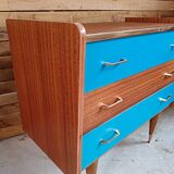 3 drawer chest of drawers 70's
