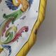 Assiette murale en majolique italienne – décor Renaissance peint à la main