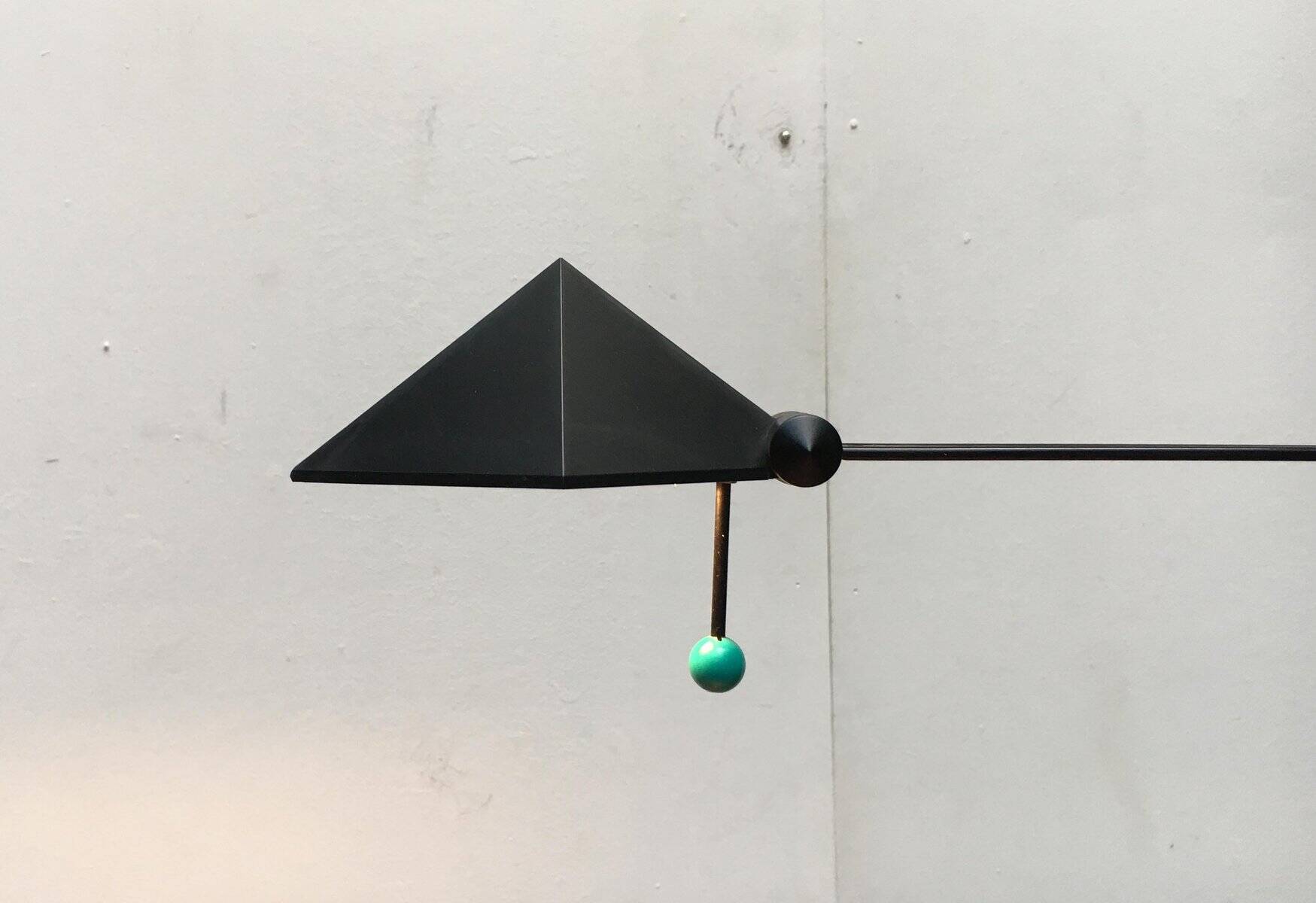 Vintage German postmodern table lamp by Lungean + Pellmann for Brilliant Leuchten