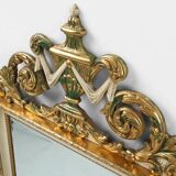 20th Century Napoleon III style mirror in wood with facet cut mirror, France