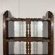 Antique rustic wall unit plate cabinet 1900