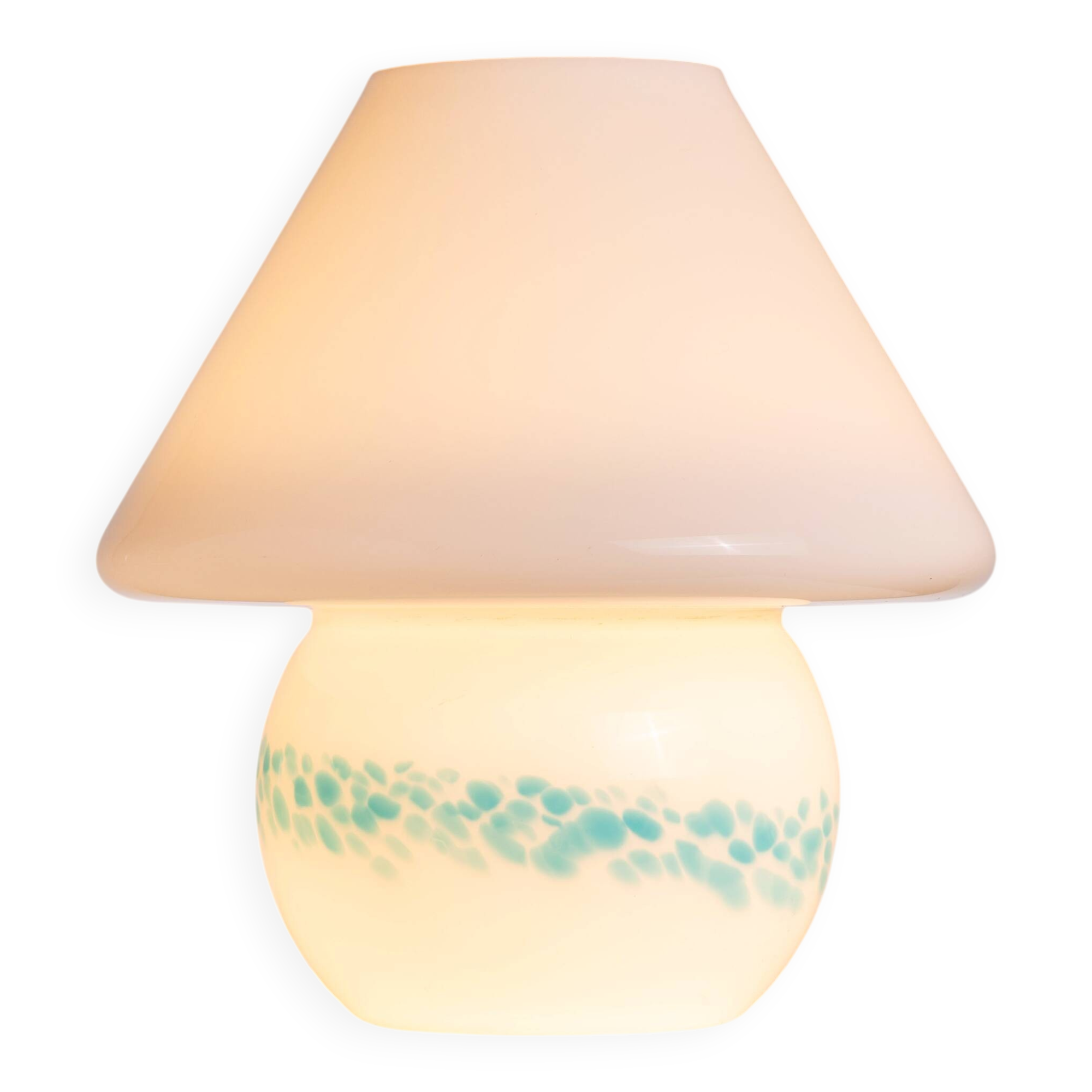 Large ‘‘Rosalinda’’ Murano glass mushroom table lamp, 1970s, Italy