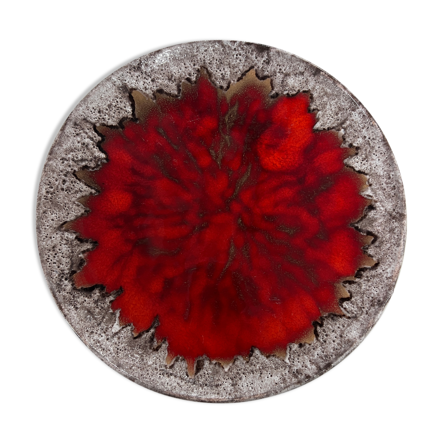 Artisanal plate for decoration