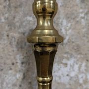 Pair of brass candlesticks