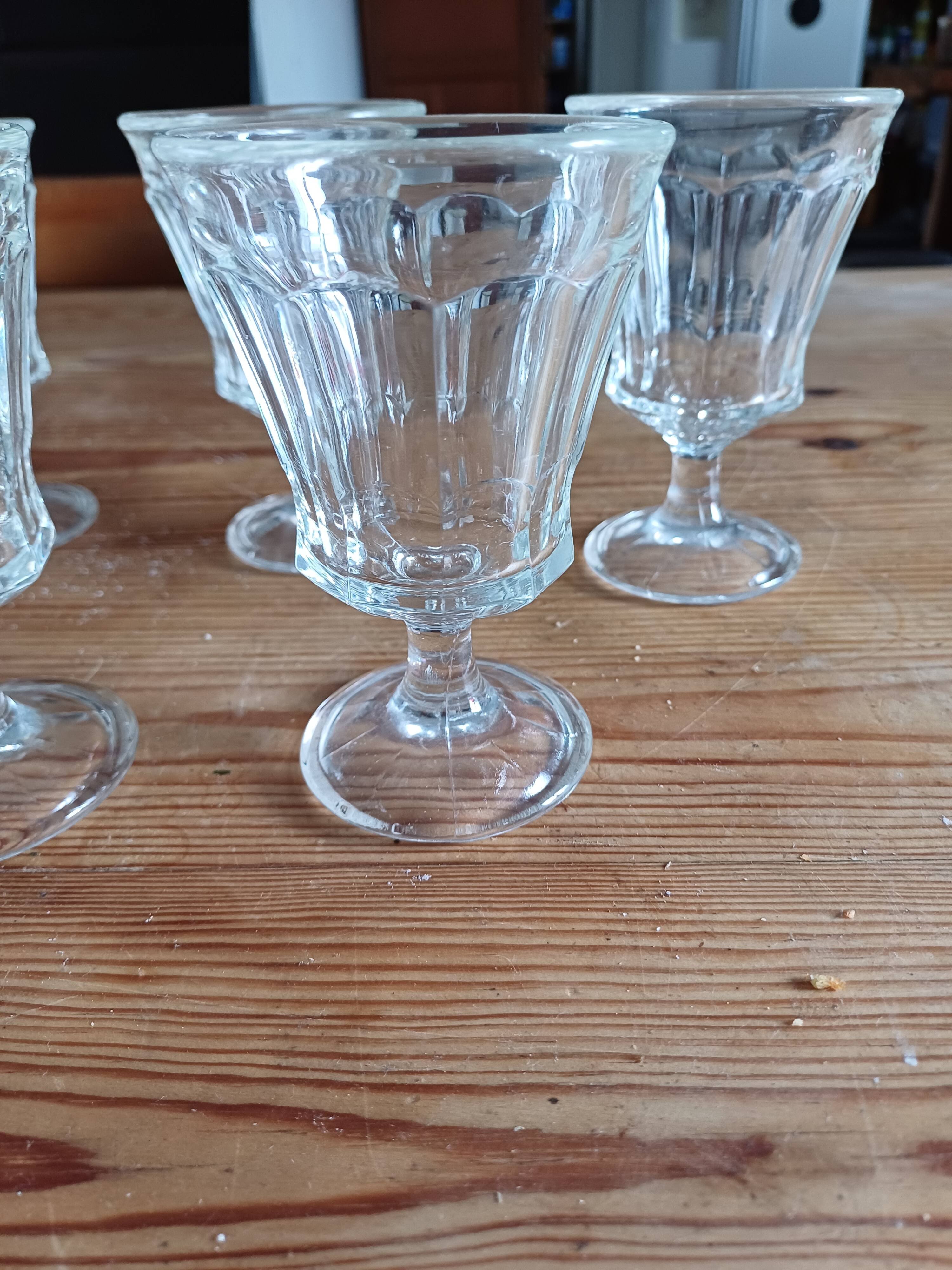 7 old glasses