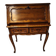 Secrétaire vintage en bois fruitier – Style Louis XV – Avec sa clé