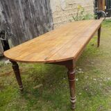 Table de ferme ancienne  en pin 3 mètres