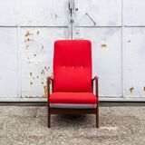 Reclining armchair from the Hotel Parco dei Principi in Sorrento by Gio Ponti for Cassina, Italy, 60'