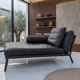 ​B&B Italia "Ray" Leather Chaise Longue by Antonio Citterio