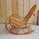 Rocking chair in caning