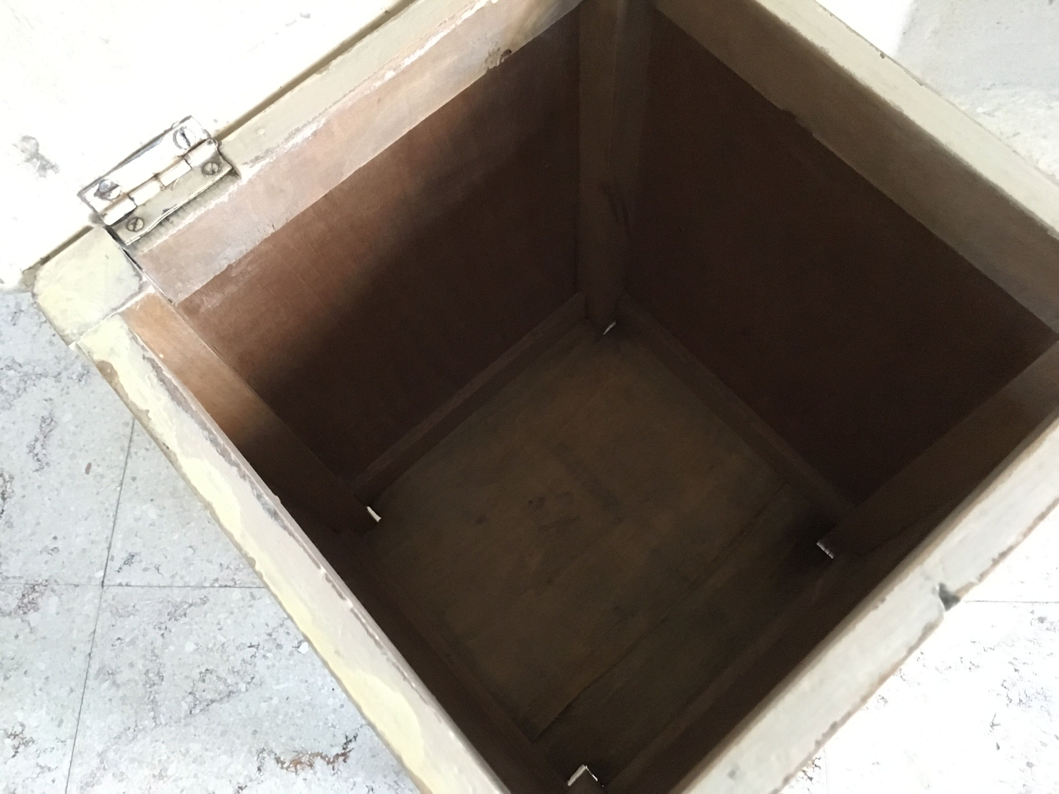 Old white hasselberger stool