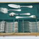 Christofle Cutlery Set - Trianon Model - 155 Pieces, Silver-Plated Metal
