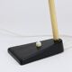 Lampe de bureau, de table ou d'appoint jaune J.T. Kalmar, laiton et fer, Vienne, Autriche, années 1950