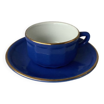 Apilco Flora blue coffee cup - rare color