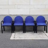 Set of 4 Orsay armchairs by Gae Aulenti for Knoll