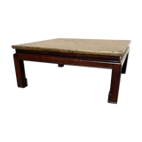 Table basse recouvert de feuille d’or