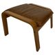 Vintage ikea poang tan cuir cantilever repose-pieds ottoman design