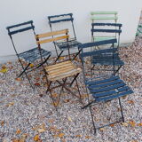 Set of folding Bistro chairs