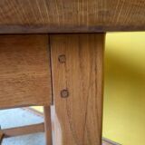 Small farmhouse table in old oak