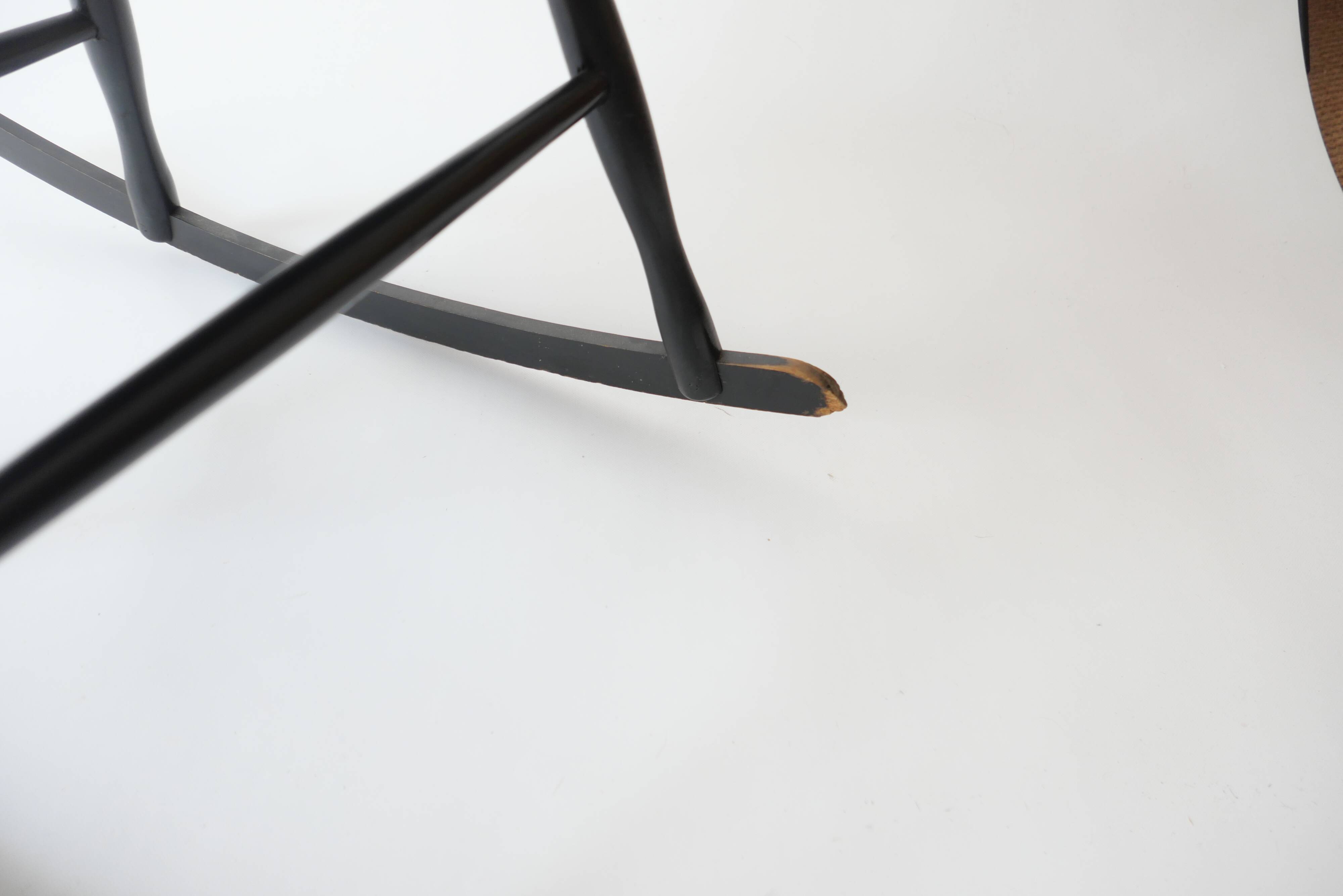 Rocking chair Lena Larsson Scandinavian design 1960 for Nesto