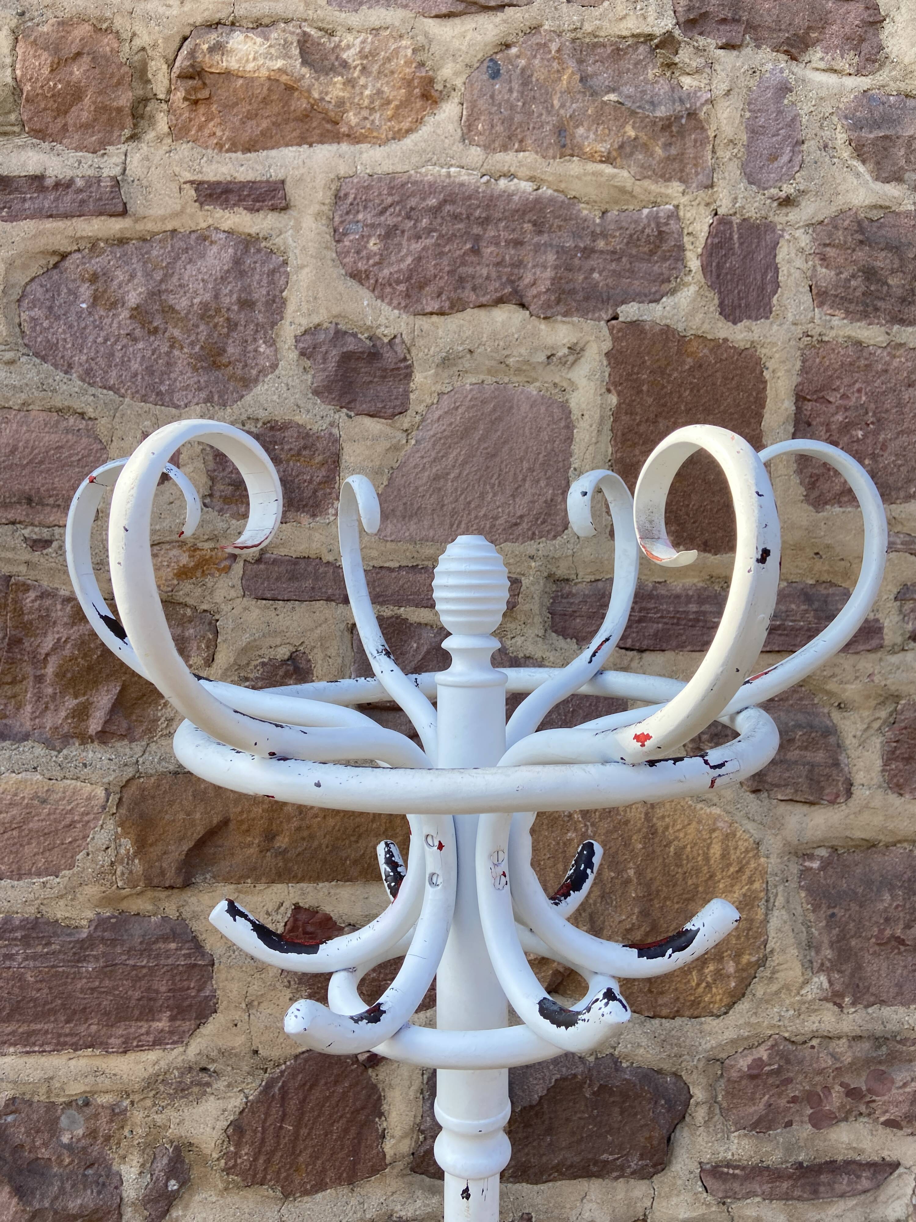 Antique parrot coat rack