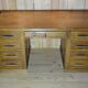 50s oak box desk, 150 x 80 cm