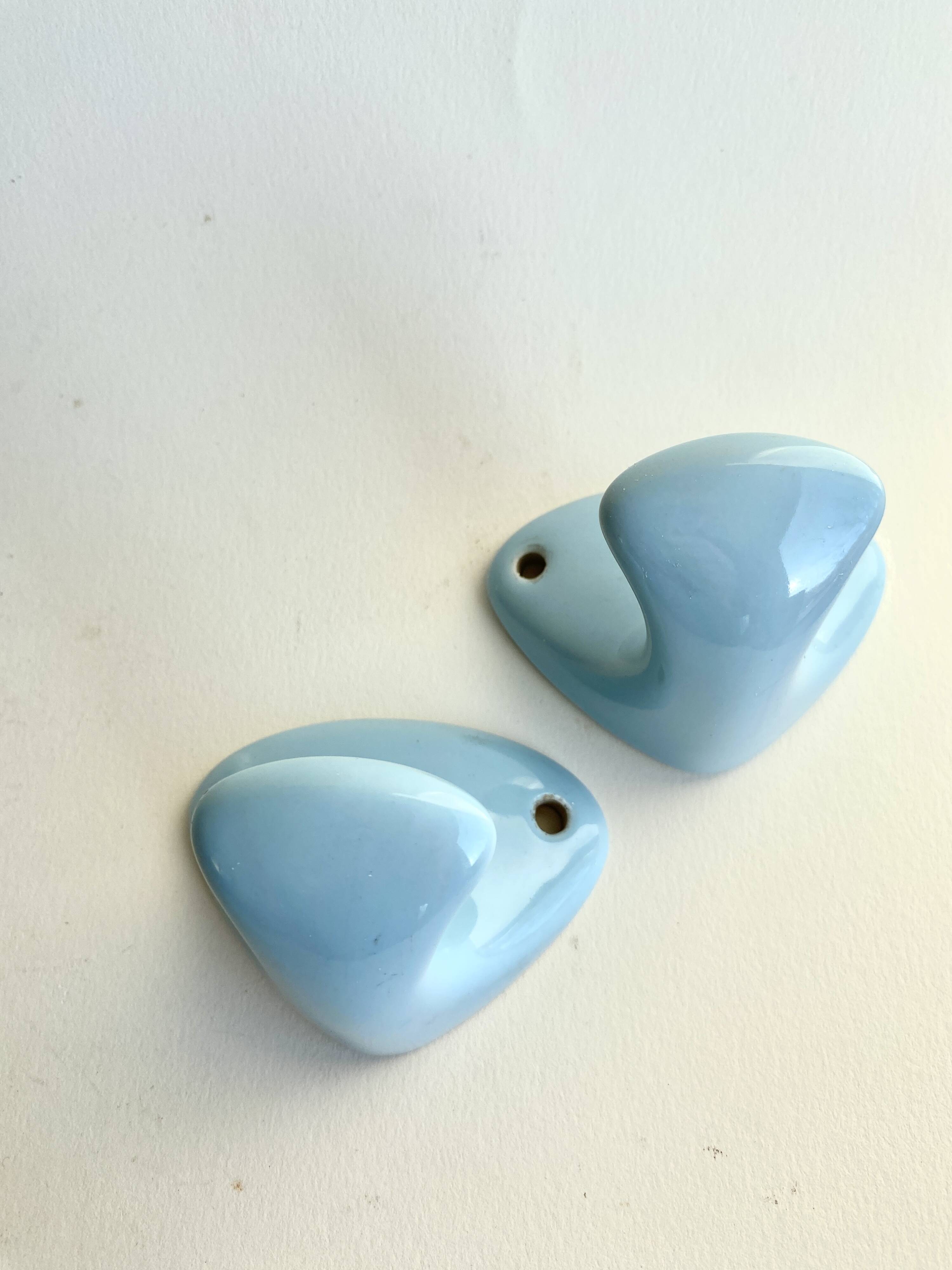 Duo porcelain coat hooks