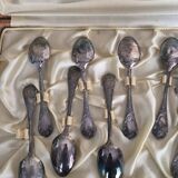 12 small mocha spoons Christofle Marly